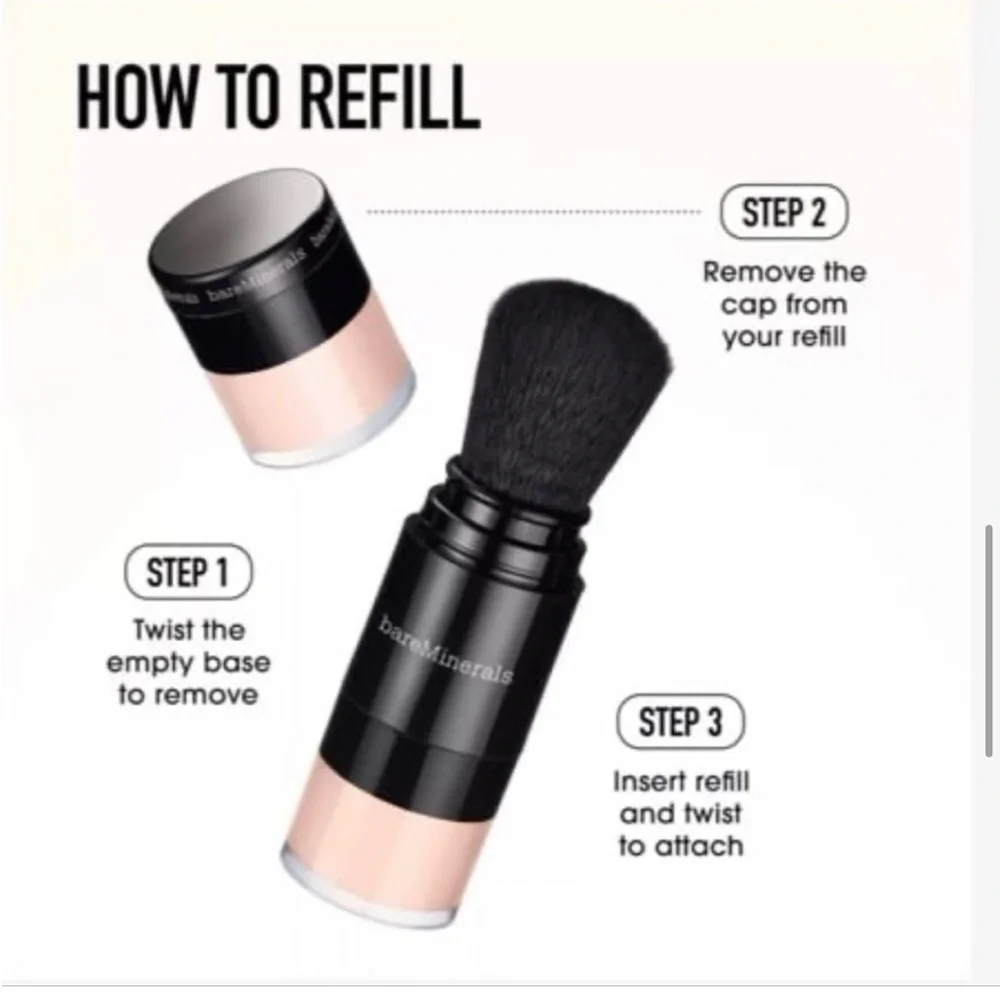 BareMinerals Original Mineral Veil Loose Powder & Brush Translucent SPF25 NEW - Picture 15 of 16